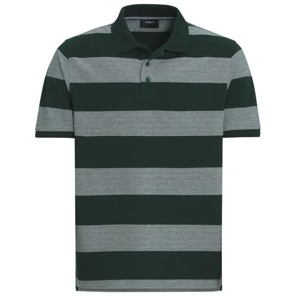 Herren Poloshirt mit breiten Streifen