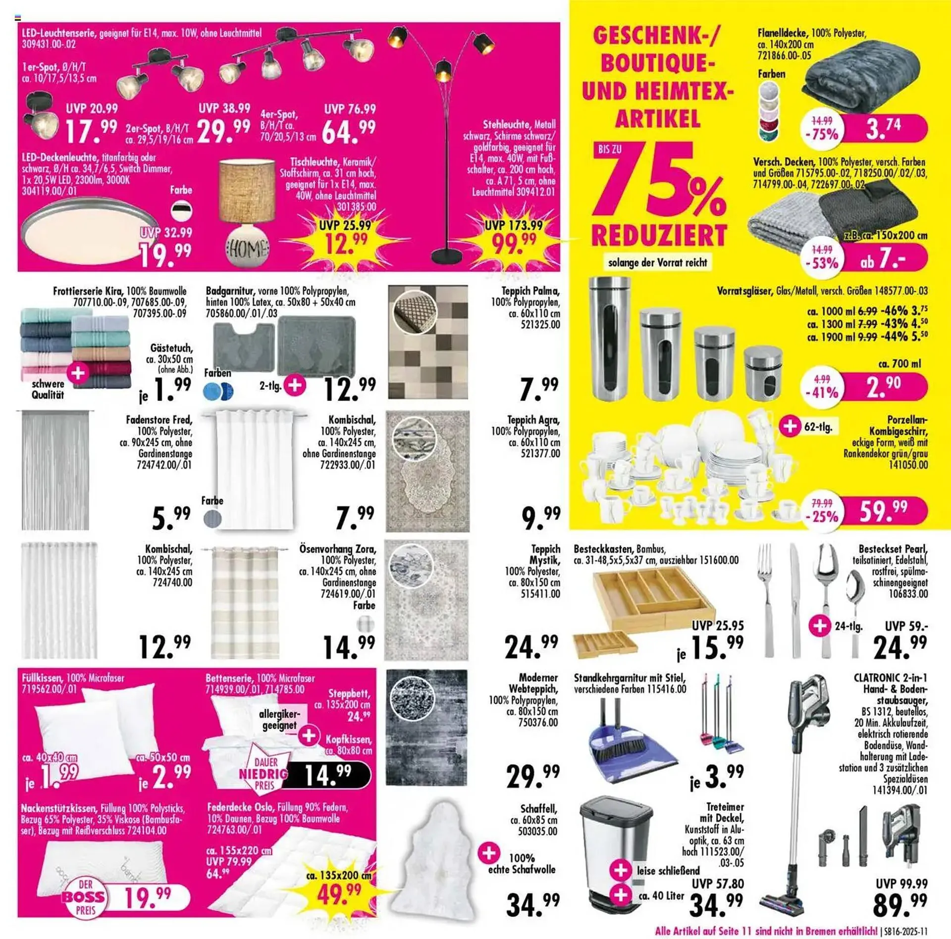 Möbel Boss Prospekt von 14. April bis 27. April 2025 - Prospekt seite 11