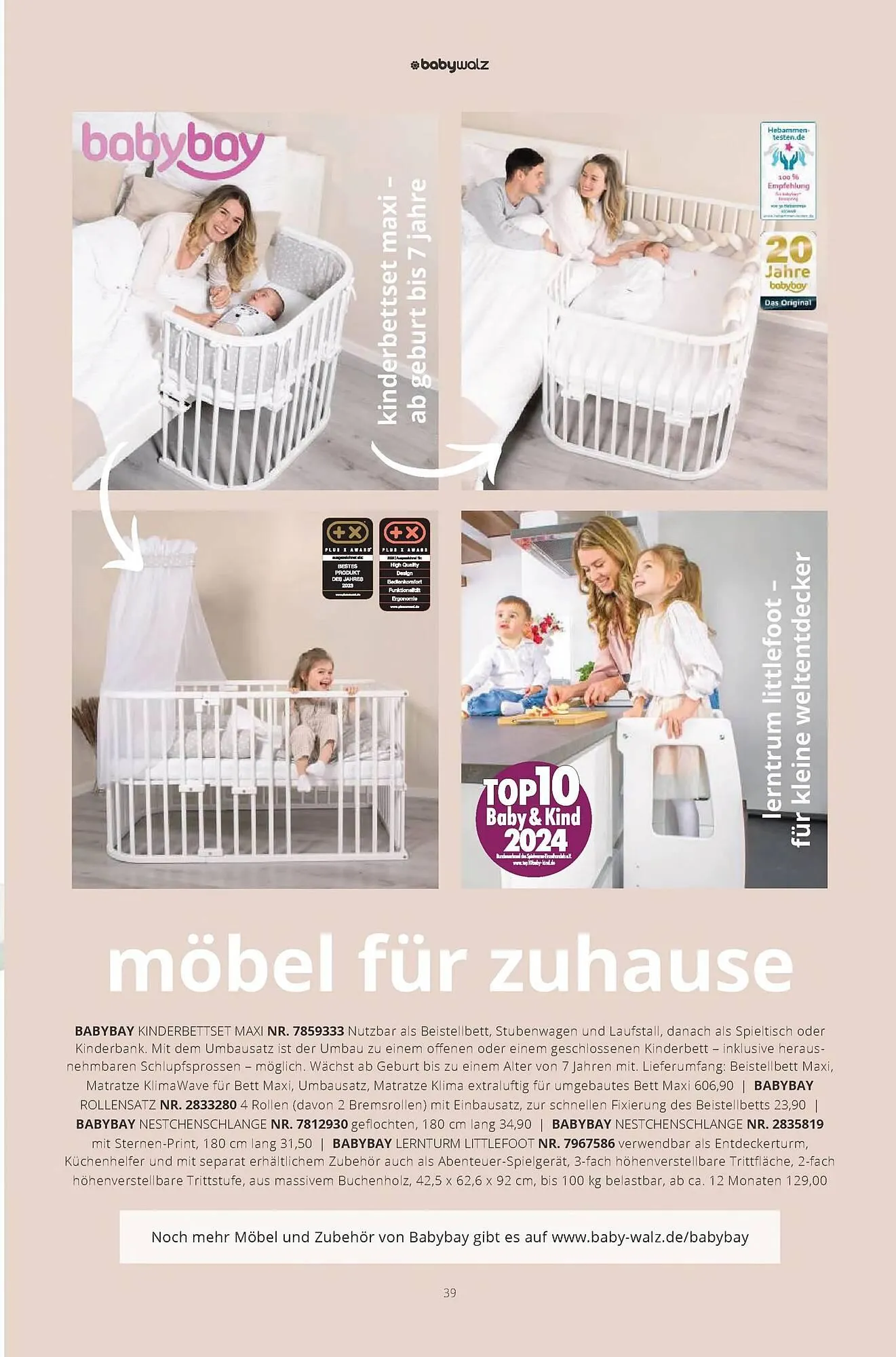 Baby Walz Prospekt von 29. November bis 1. Februar 2025 - Prospekt seite 39