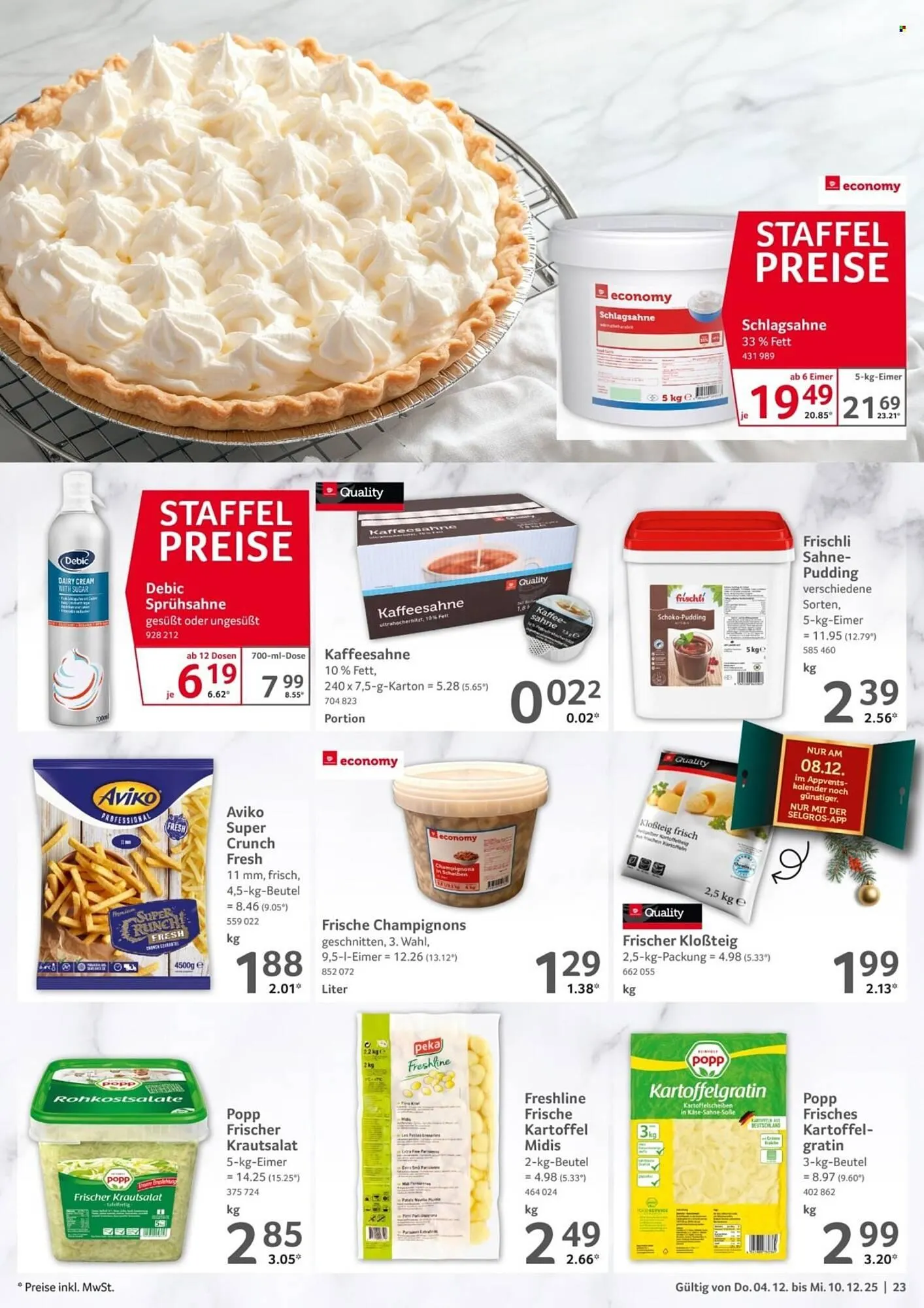 Selgros Prospekt von 4. Dezember bis 10. Dezember 2025 - Prospekt seite 23
