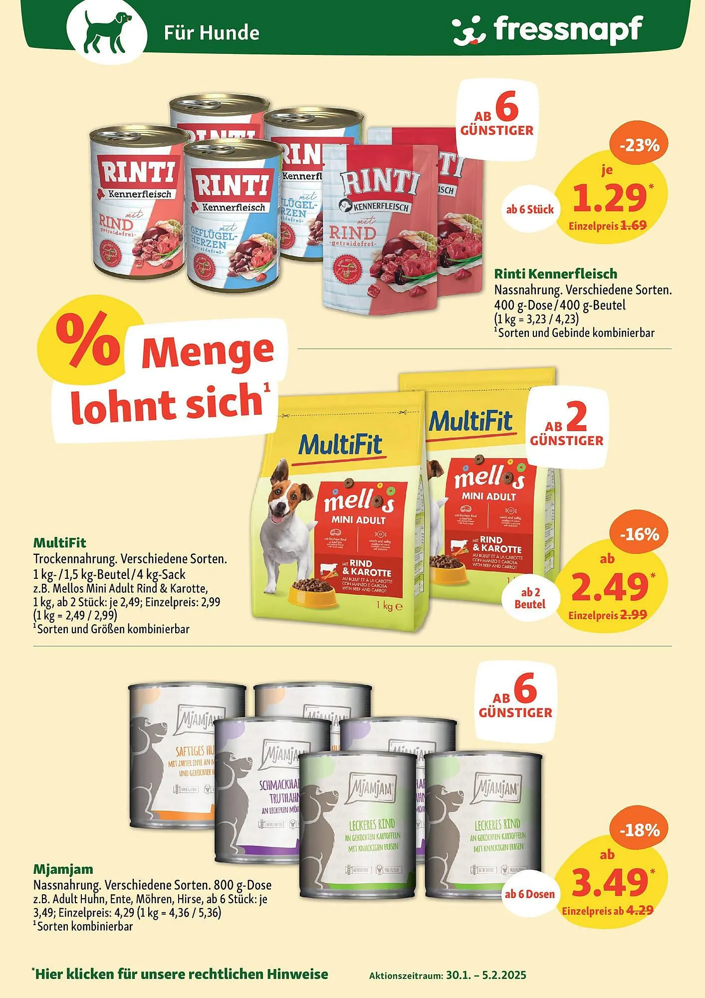 Fressnapf Prospekt von 29. Januar bis 5. Februar 2025 - Prospekt seite 9