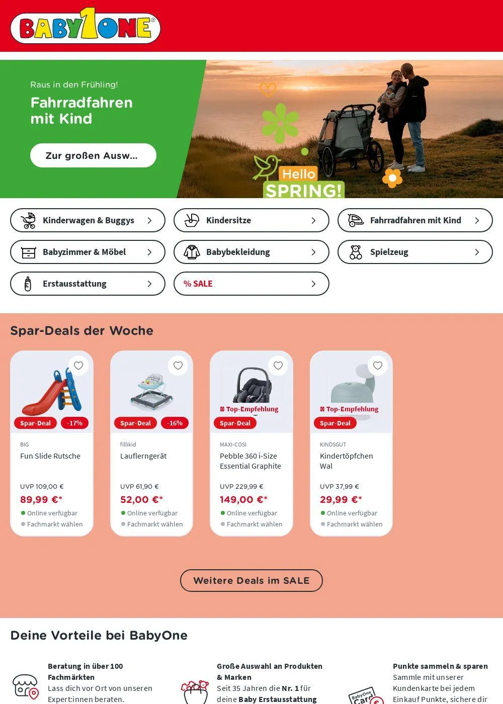 BabyOne Aktueller Prospekt - 1