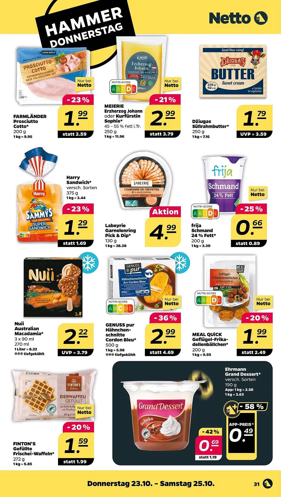 NETTO Prospekt von 20. Oktober bis 25. Oktober 2025 - Prospekt seite 33