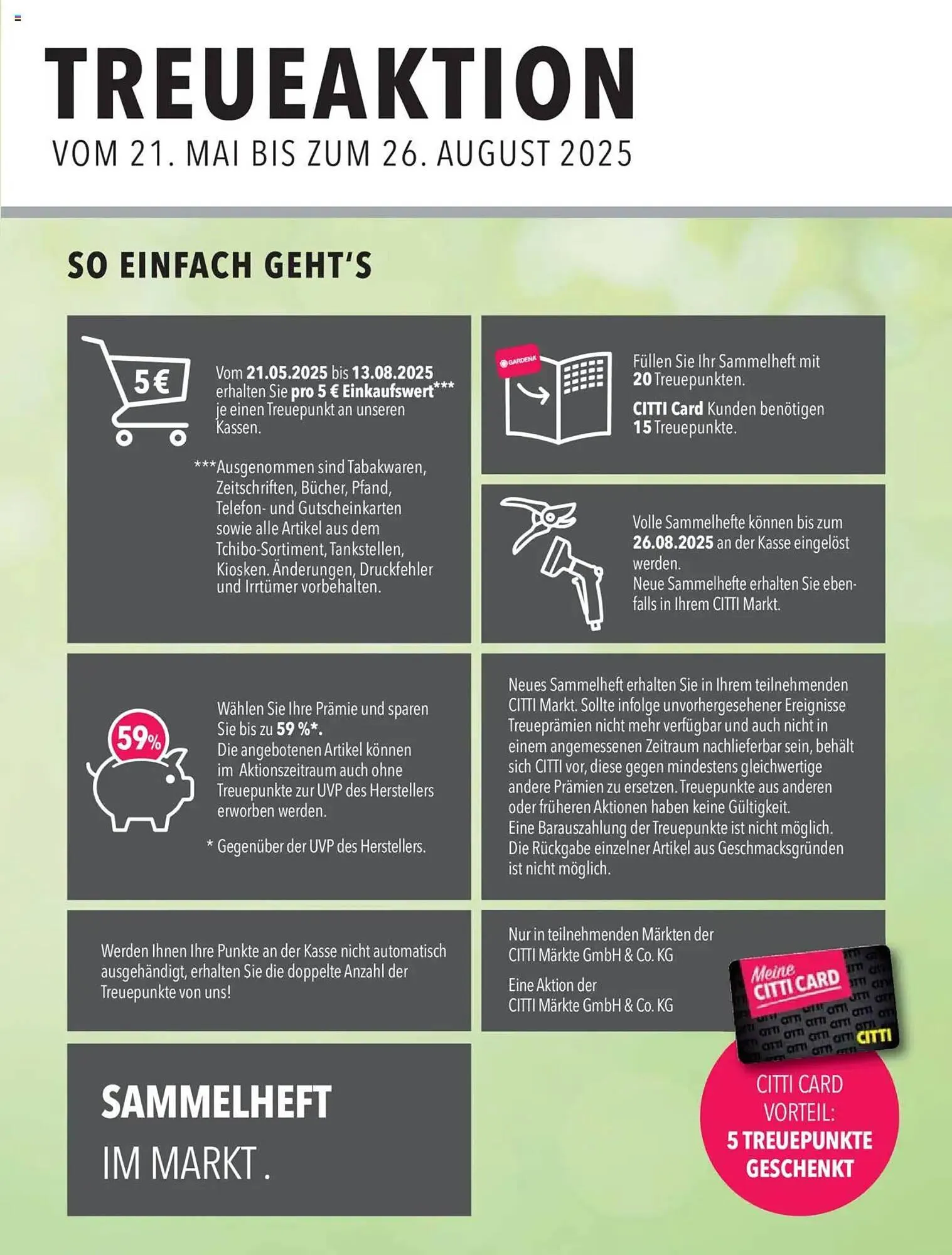 CITTI Markt Prospekt von 6. August bis 12. August 2025 - Prospekt seite 24