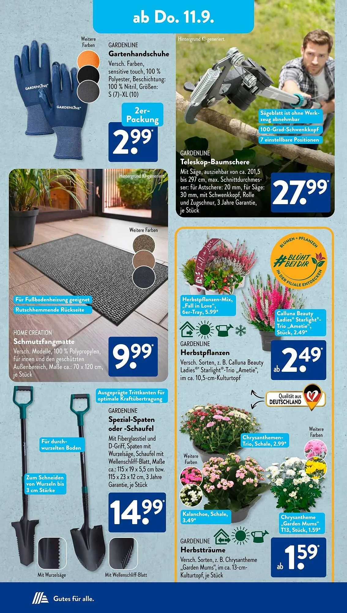 Aldi Süd Prospekt von 8. September bis 14. September 2025 - Prospekt seite 9