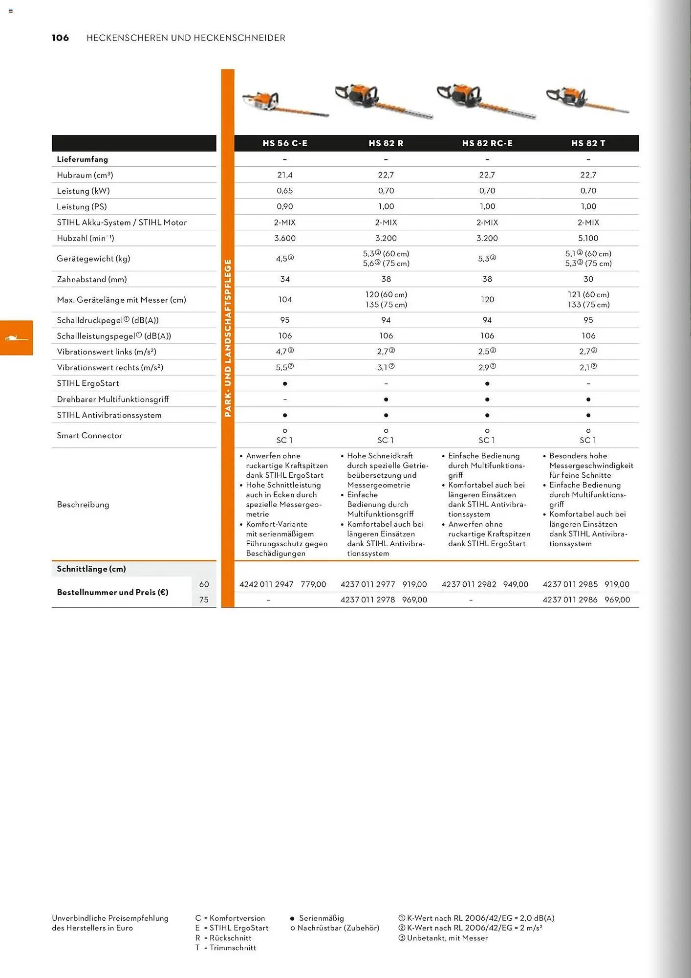 STIHL Prospekt von 1. Januar bis 31. Dezember 2026 - Prospekt seite 106
