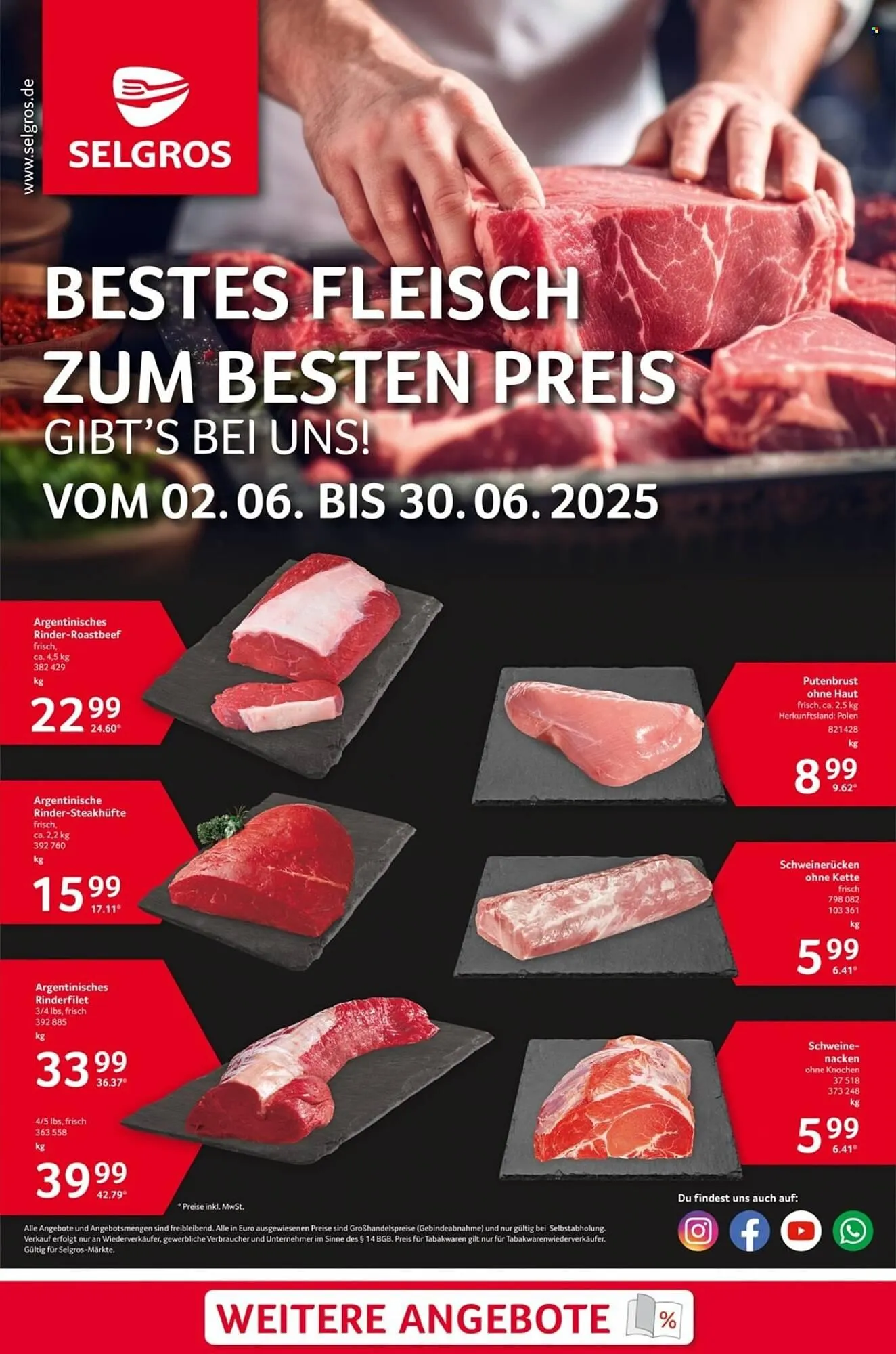 Selgros Prospekt von 2. Juni bis 30. Juni 2025 - Prospekt seite 1