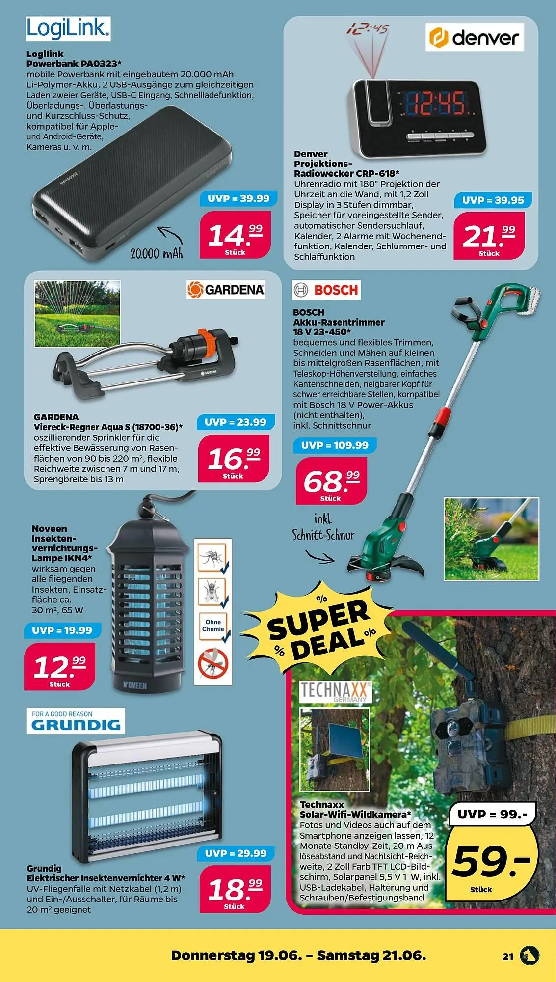 NETTO Prospekt von 16. Juni bis 21. Juni 2025 - Prospekt seite 21