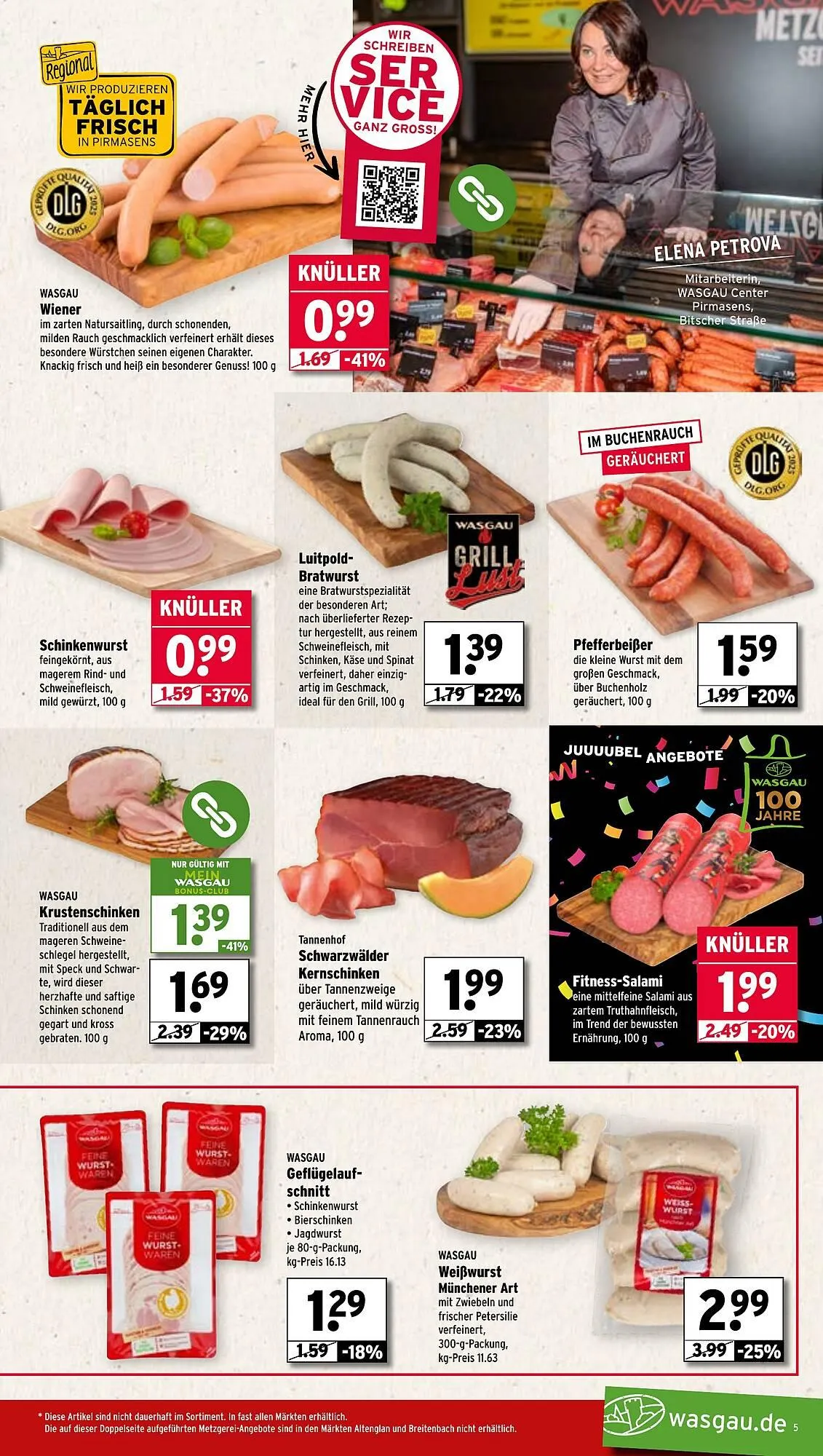 Wasgau Prospekt von 11. August bis 16. August 2025 - Prospekt seite 5