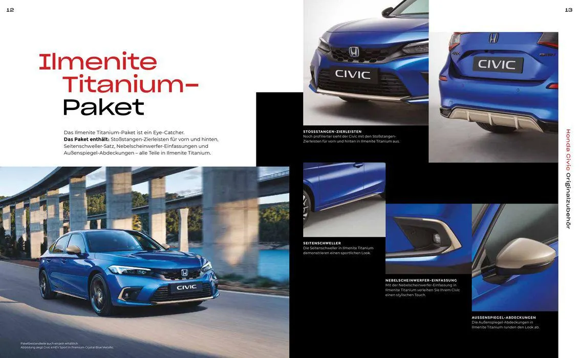Honda CIVIC ZUBEHÖRBROSCHÜRE von 9. April bis 9. April 2025 - Prospekt seite 7