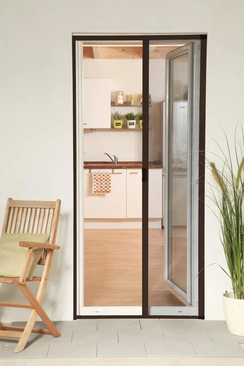 Alu Türrollobausatz 125x220cm in braun