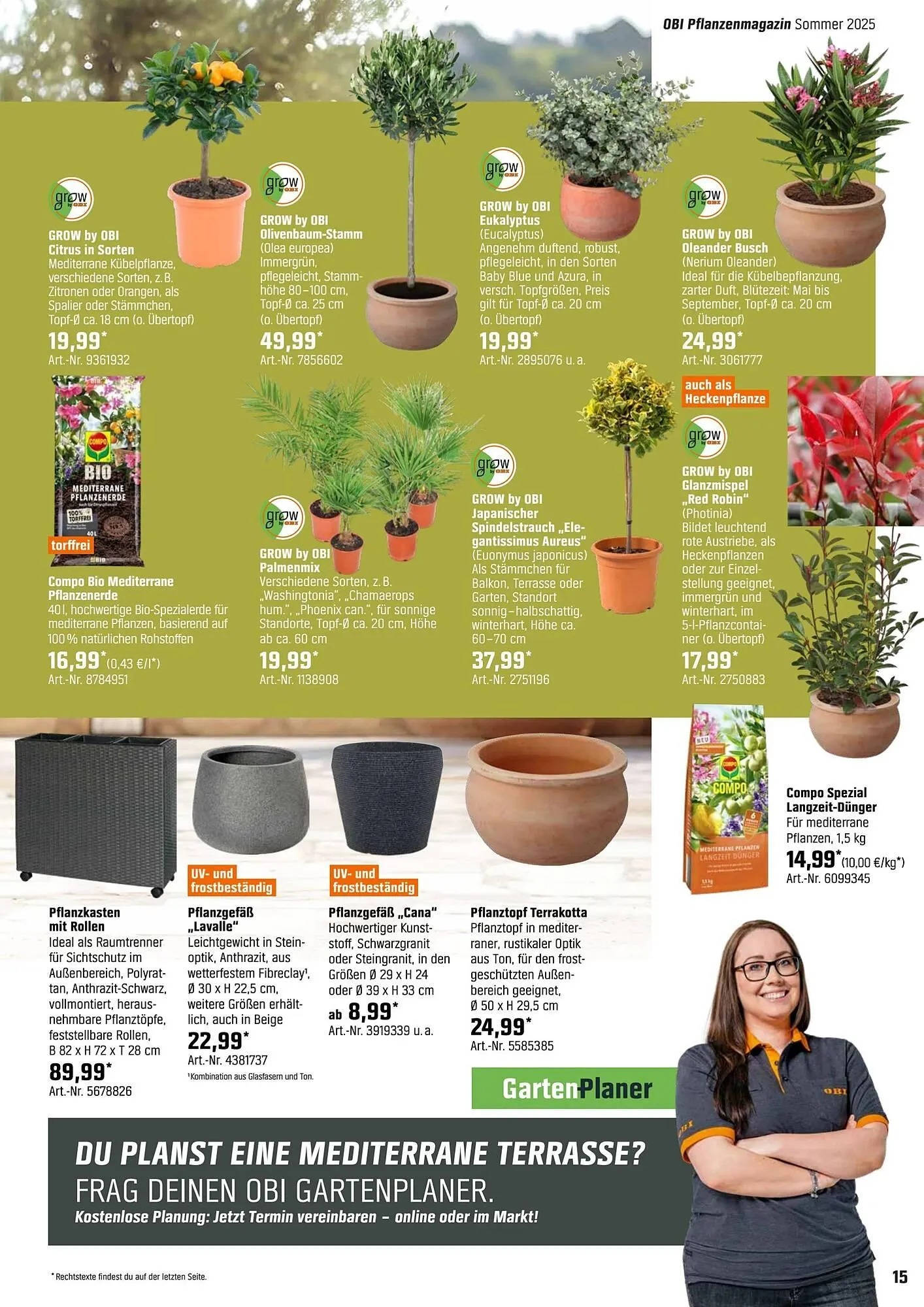 OBI Prospekt von 5. Mai bis 26. Mai 2025 - Prospekt seite 15