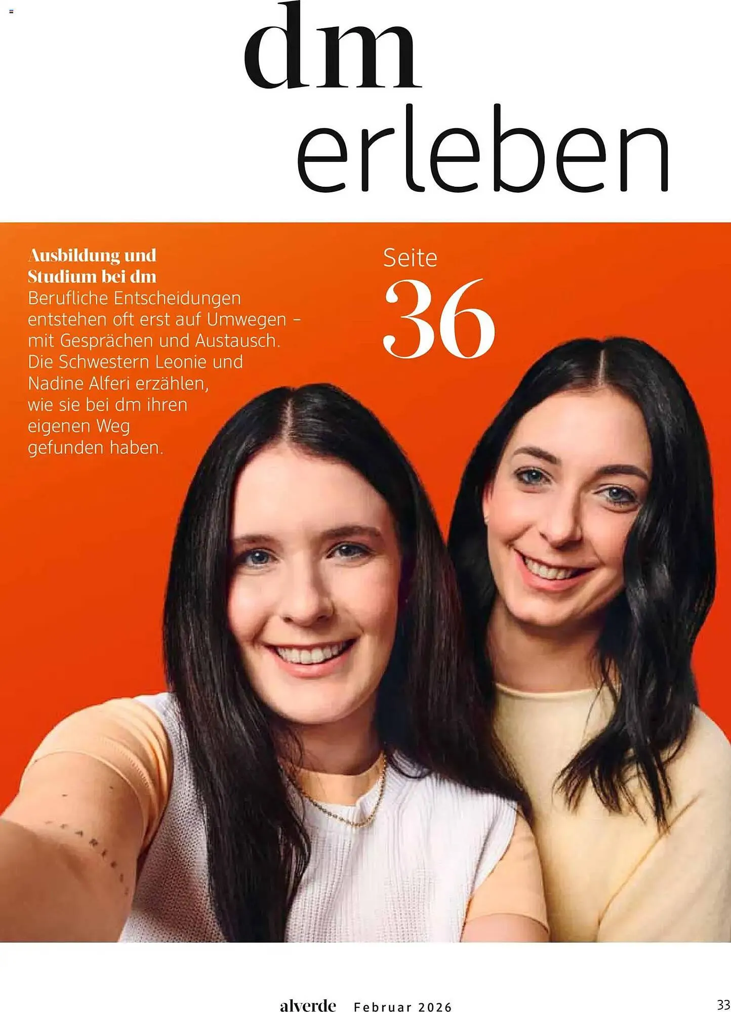 Dm drogerie Magazin von 1. Februar bis 28. Februar 2026 - Prospekt seite 33