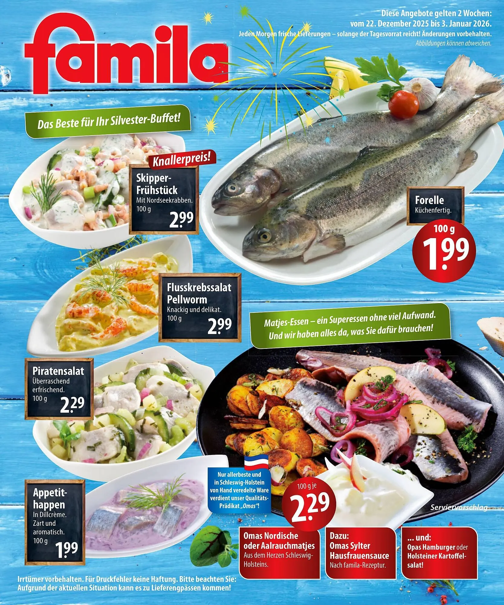 Famila Nord Ost Prospekt von 22. Dezember bis 3. Januar 2026 - Prospekt seite 2