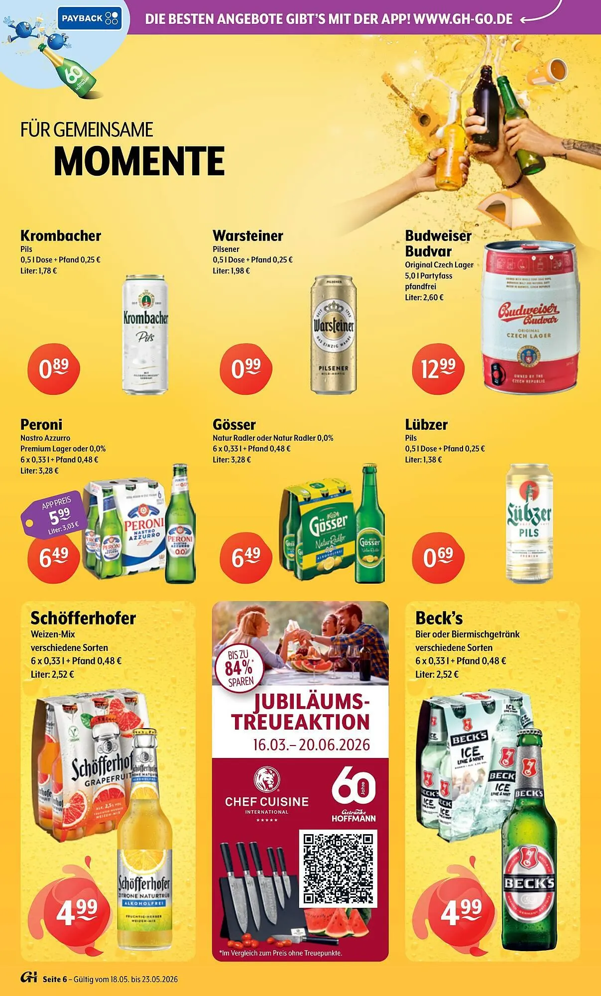 Getränke Hoffmann Prospekt von 18. Mai bis 23. Mai 2026 - Prospekt seite 6