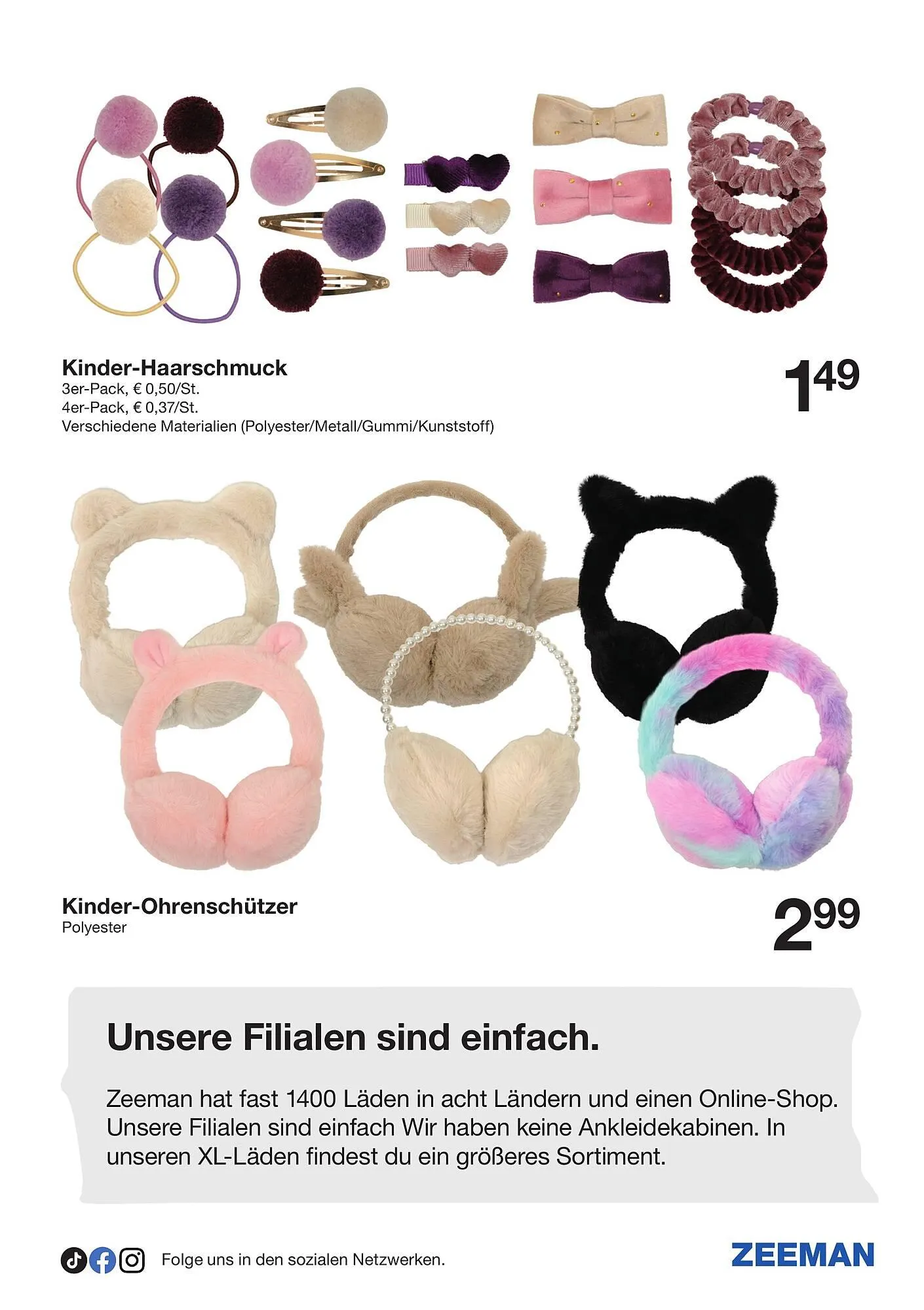 Zeeman Prospekt von 11. Oktober bis 24. Oktober 2025 - Flugblätt seite  15