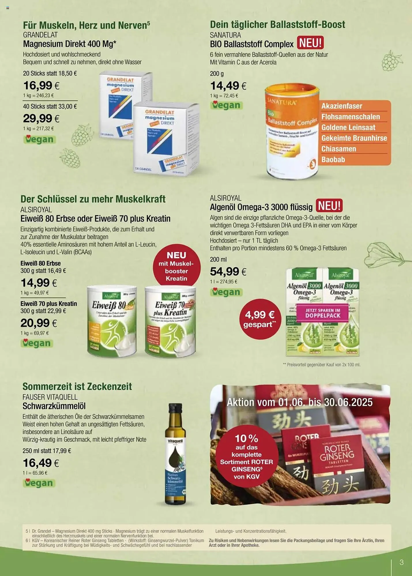 Vitalia Prospekt von 1. Juni bis 30. Juni 2025 - Prospekt seite 3
