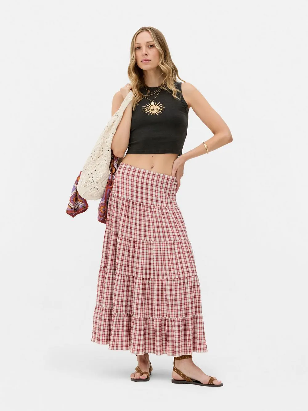 „Rita Ora“ Trägertop in Acid-Wash-Optik