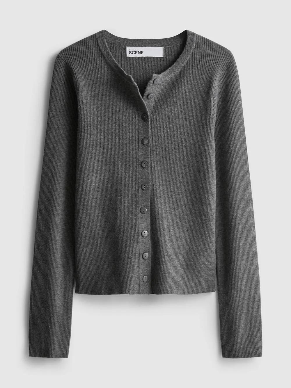 Essential-Cardigan mit Knopfleiste