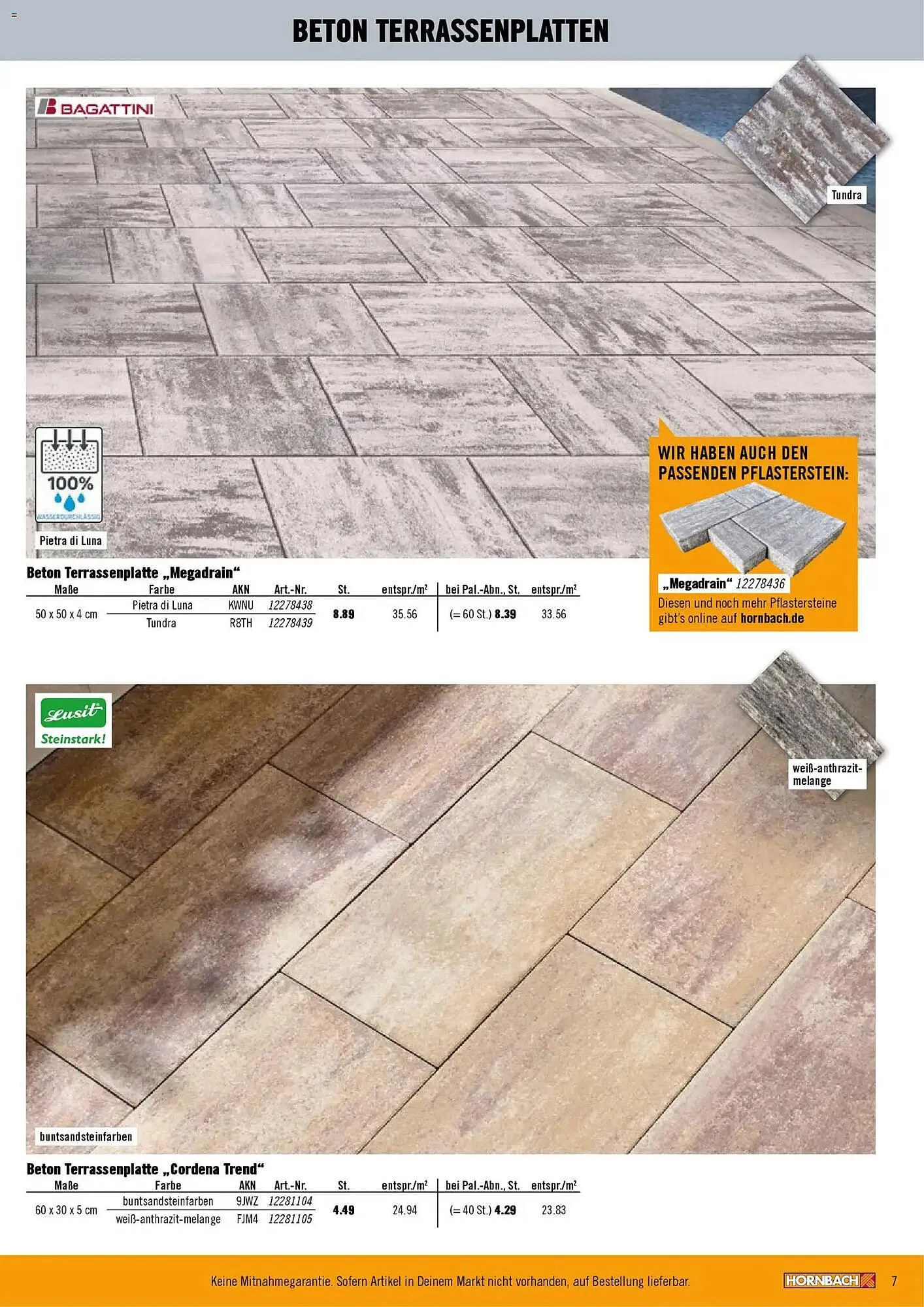 Hornbach Prospekt von 12. Februar bis 31. Dezember 2026 - Prospekt seite 7