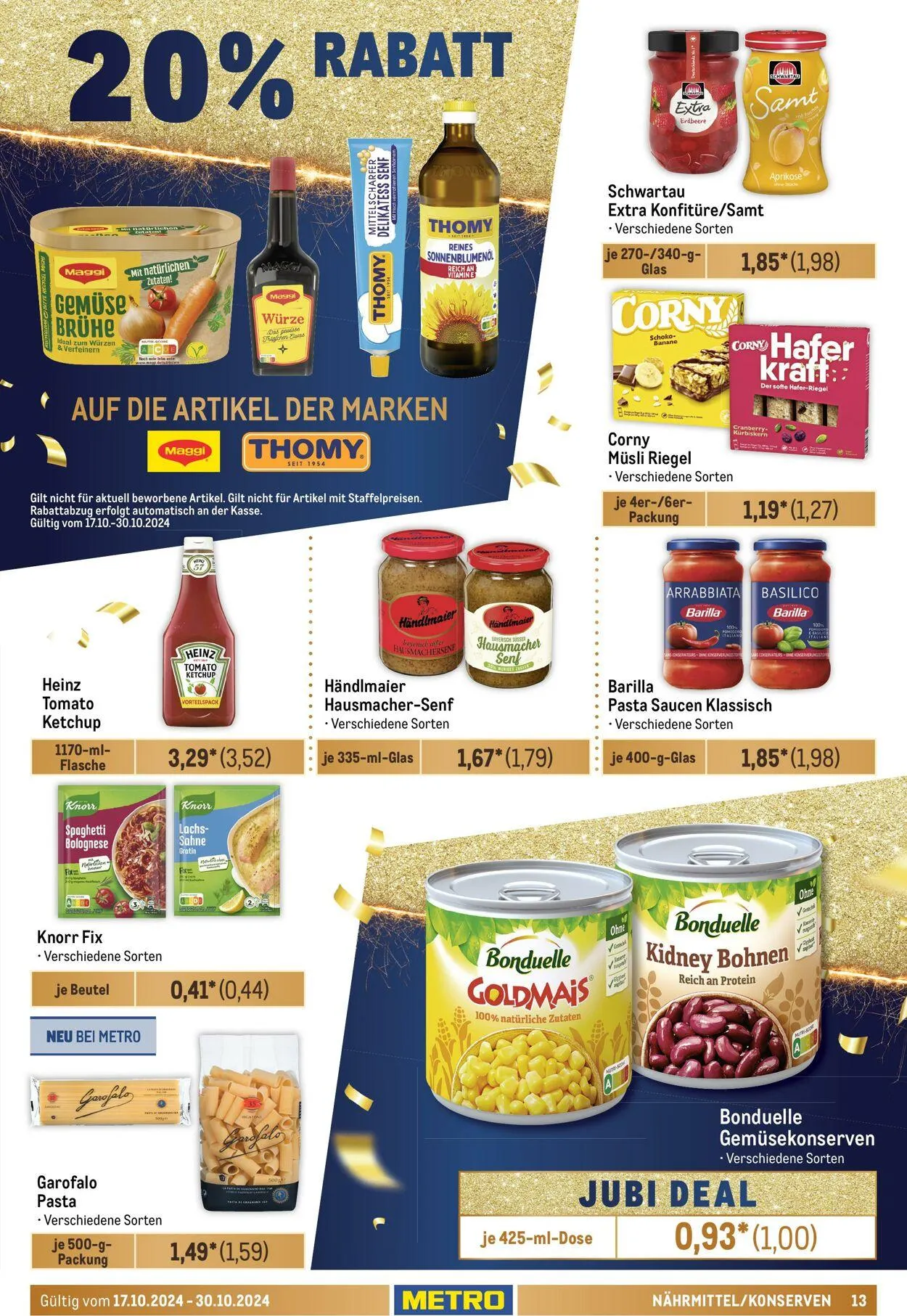 Metro Aktueller Prospekt von 21. August bis 4. September 2025 - Prospekt seite 13