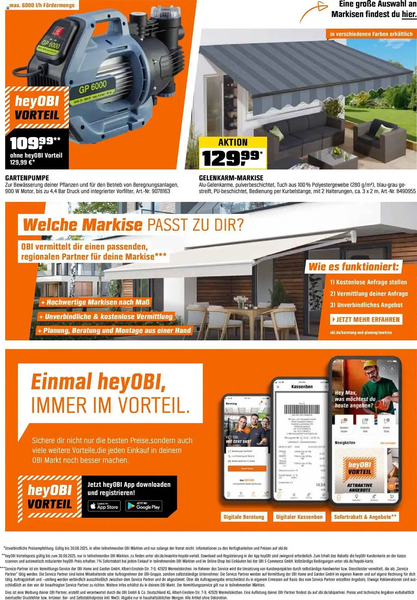 OBI Prospekt von 16. Juni bis 30. Juni 2025 - Prospekt seite 24