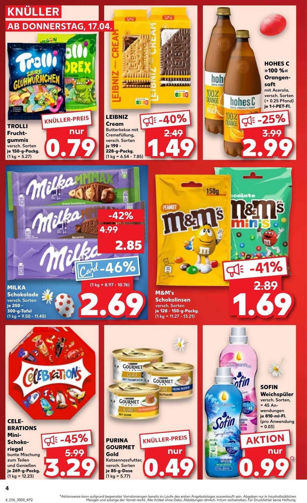 Kaufland - Bergen von 17. April bis 23. April 2025 - Prospekt seite 4