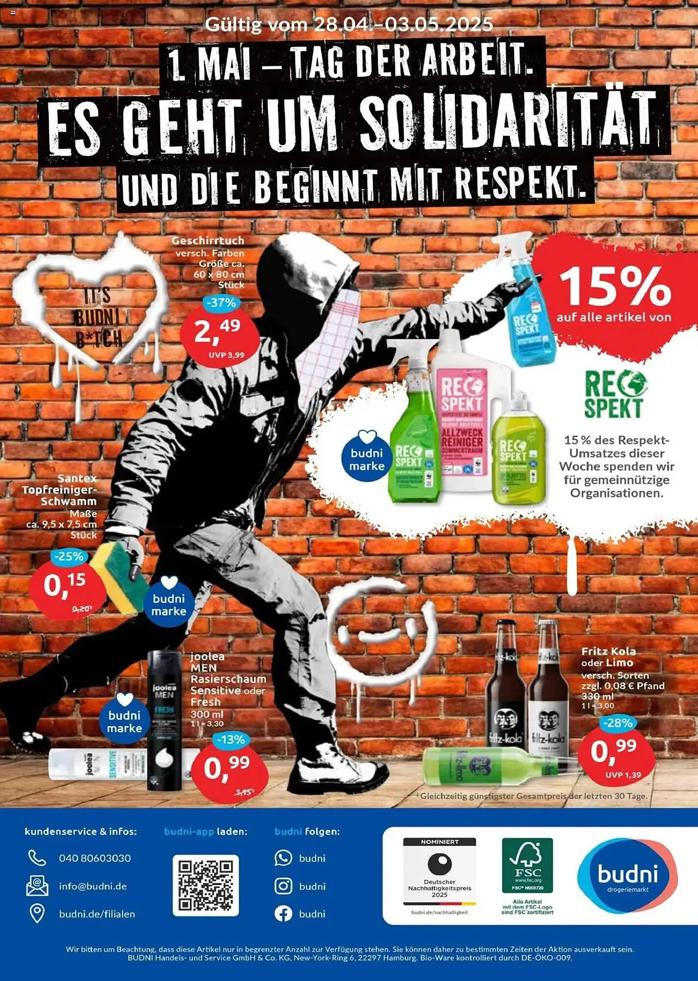Budni Prospekt von 28. April bis 3. Mai 2025 - Prospekt seite 8