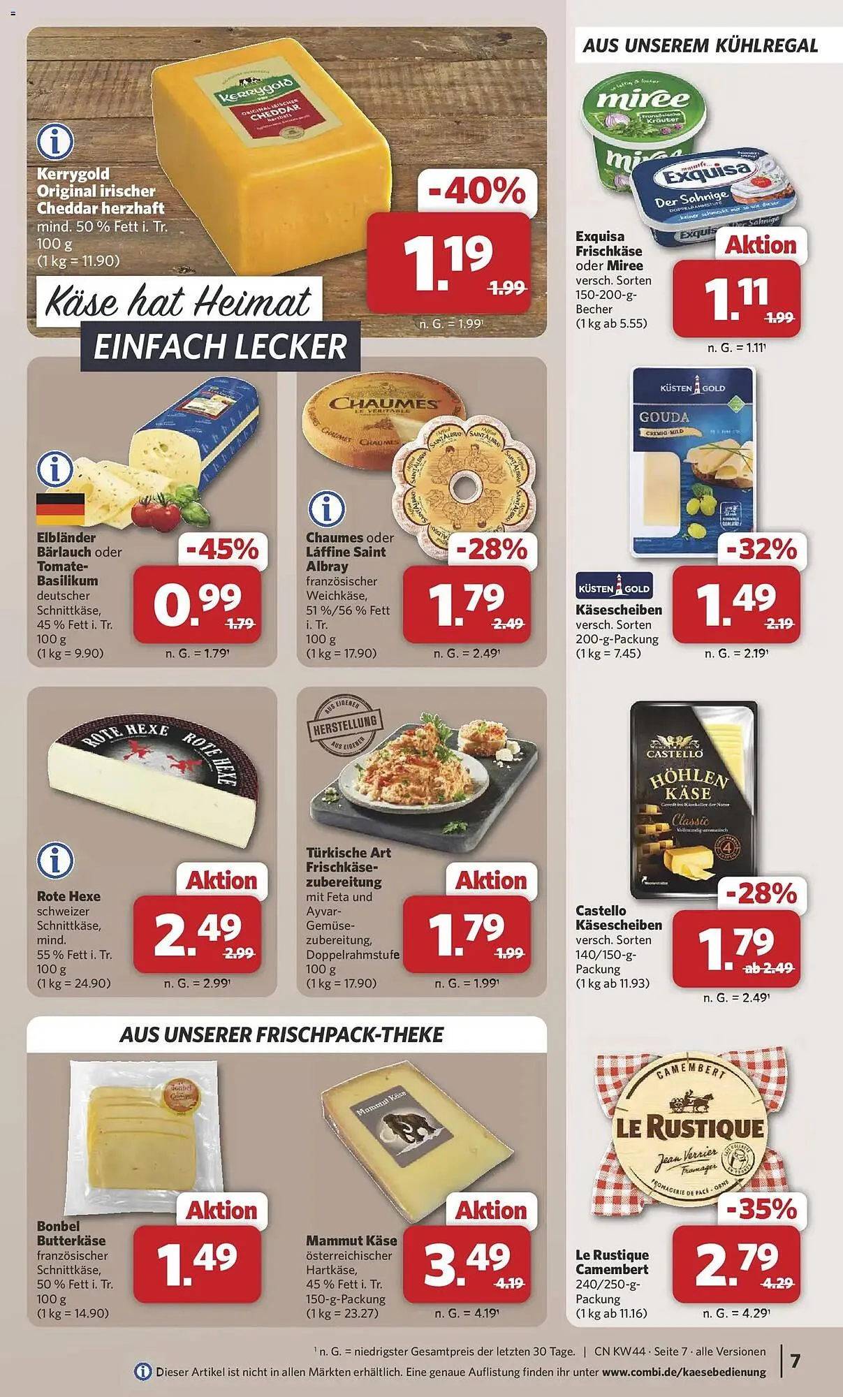 Combi Prospekt von 27. Oktober bis 1. November 2025 - Prospekt seite 7