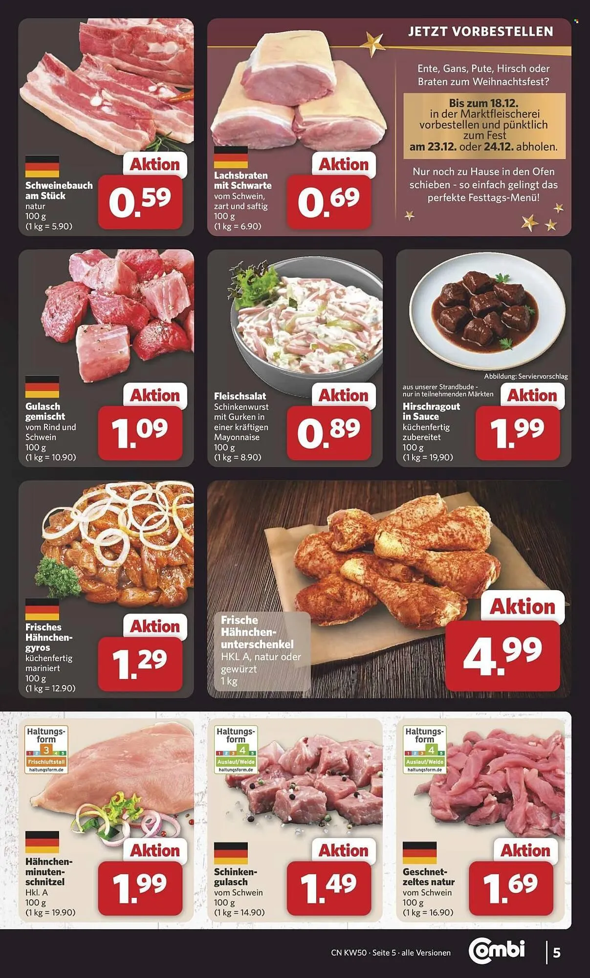 Combi Prospekt von 8. Dezember bis 13. Dezember 2025 - Prospekt seite 5