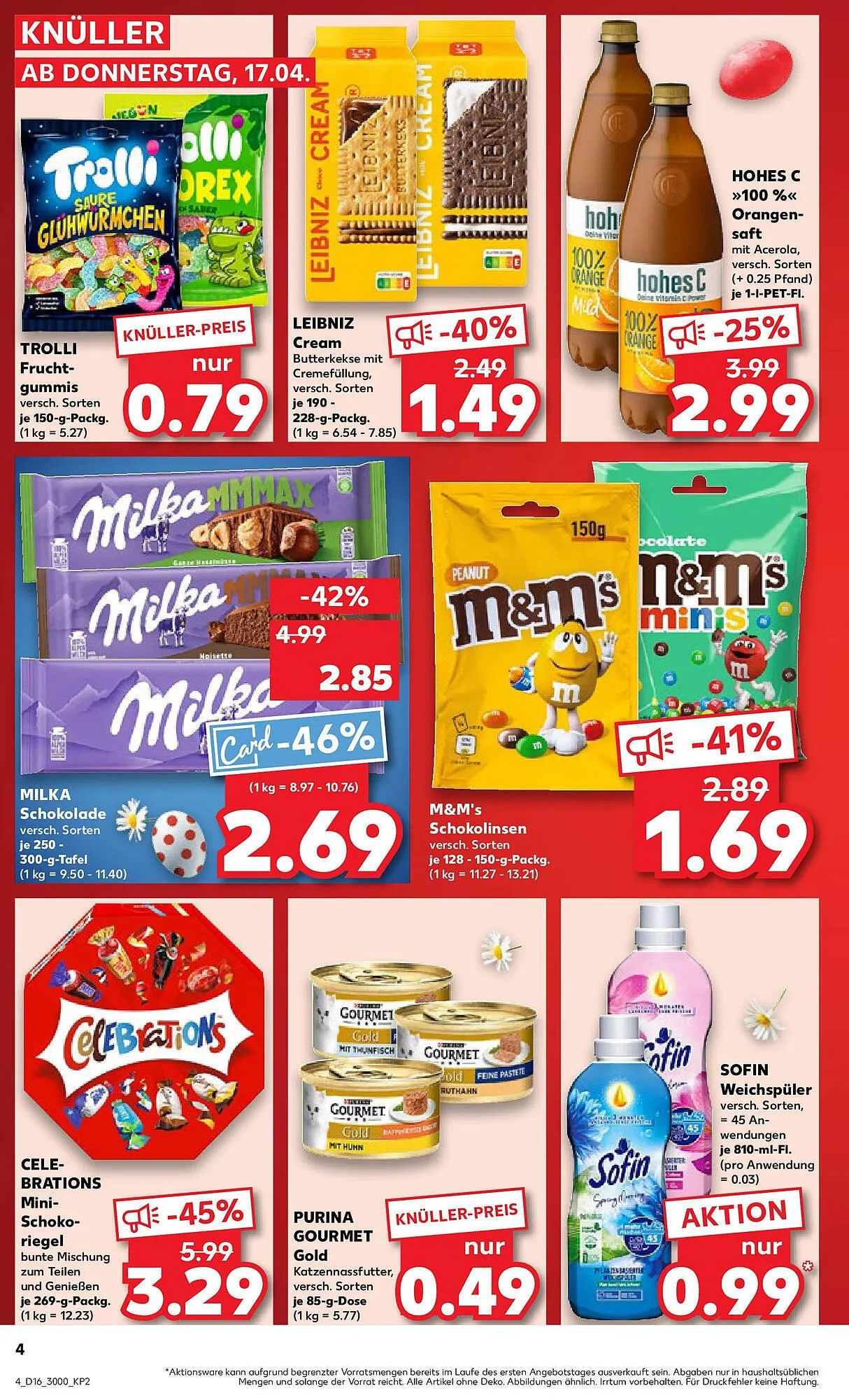 Kaufland Prospekt von 21. April bis 23. April 2025 - Prospekt seite 17