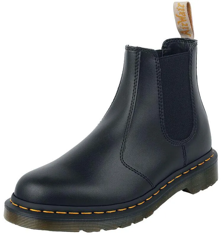 "Vegan 2976 Black Felix Rub Off" Botas Negro de Dr. Martens