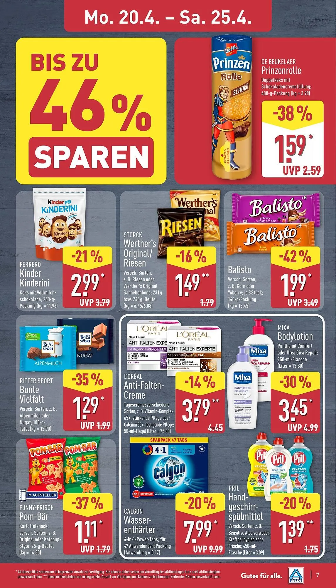 Aldi Nord Prospekt von 20. April bis 25. April 2026 - Prospekt seite 7