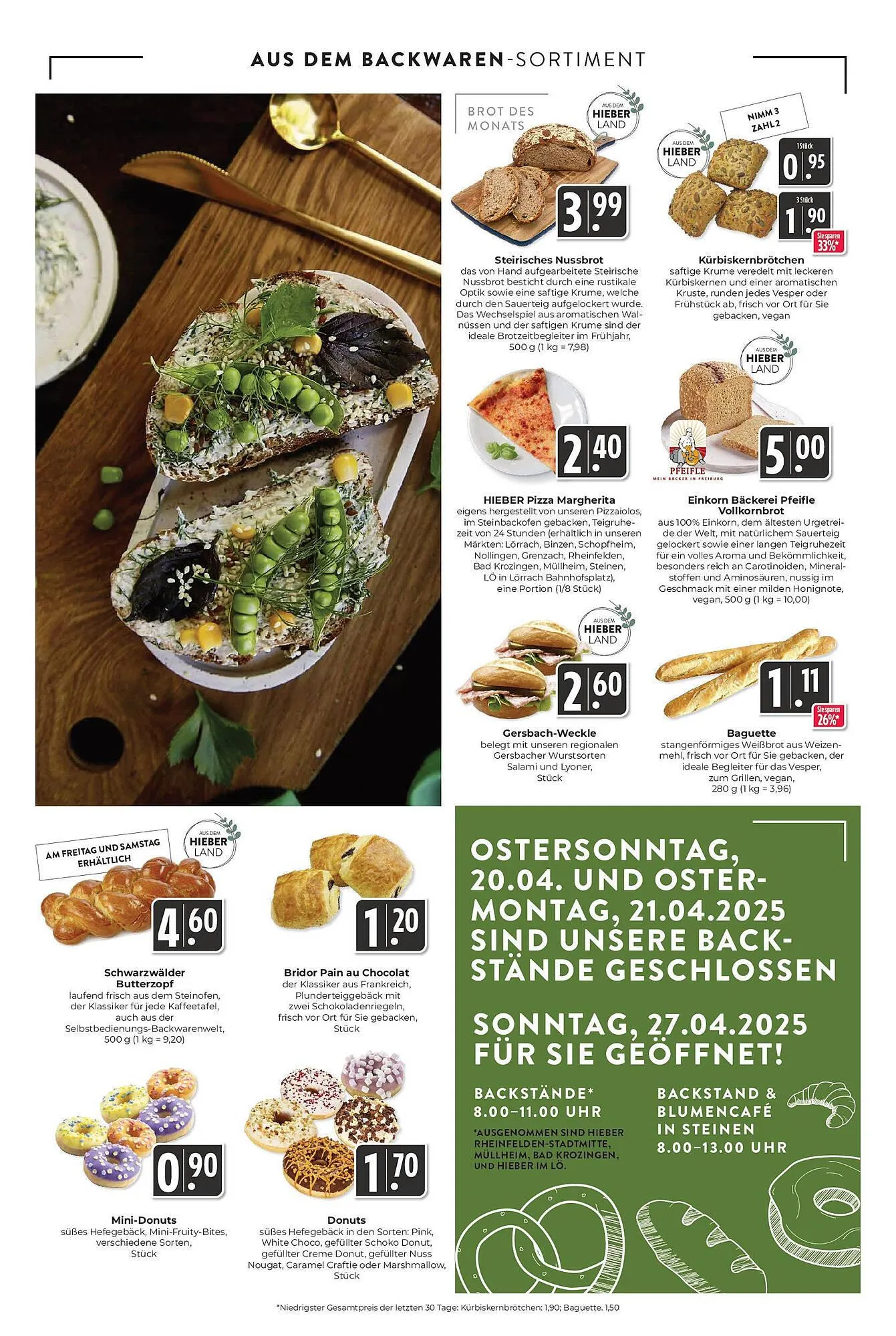 Hieber's Frische Center Prospekt von 20. April bis 26. April 2025 - Prospekt seite 7