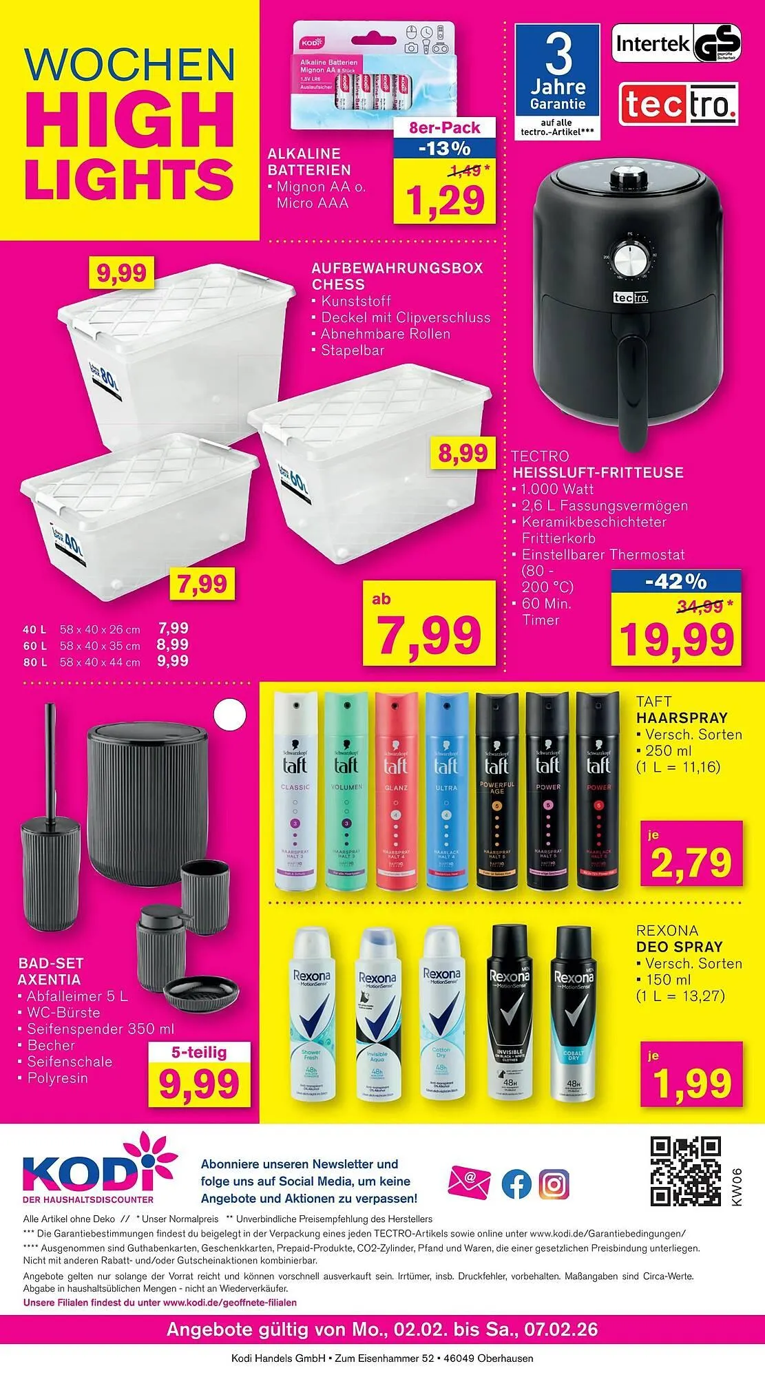 KODi Prospekt von 2. Februar bis 8. Februar 2026 - Prospekt seite 12