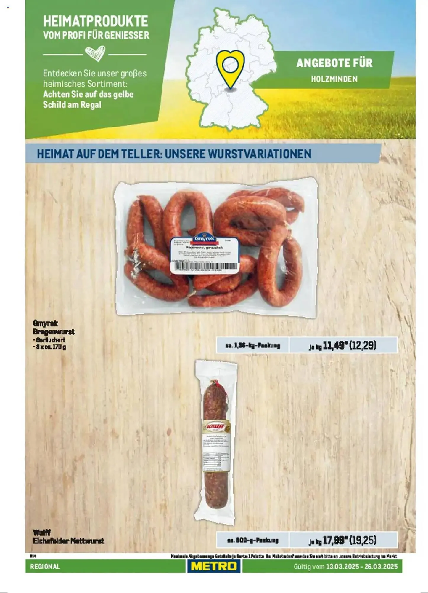 METRO Prospekt von 13. März bis 26. März 2025 - Prospekt seite 10