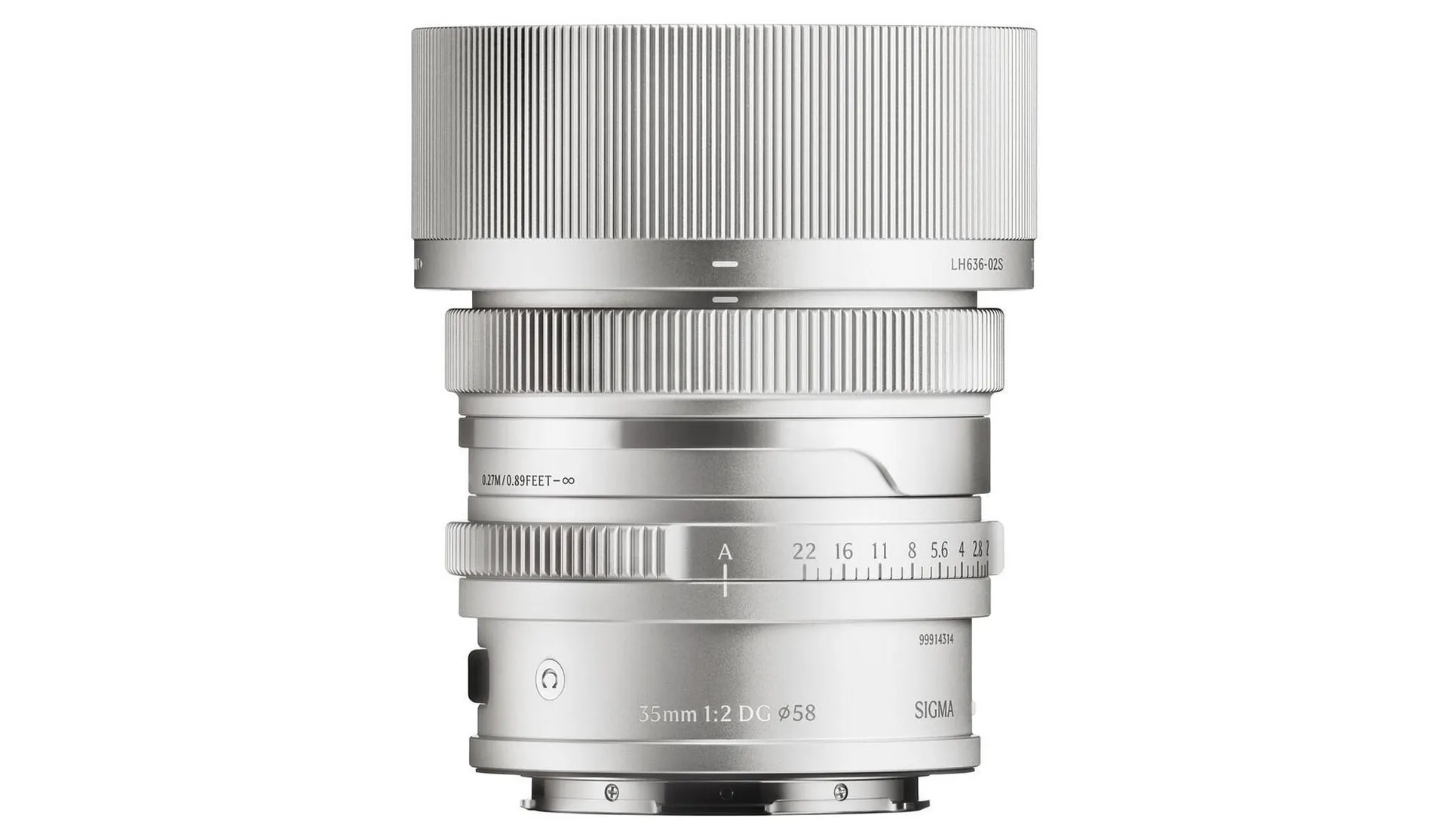 Sigma 35/2,0 DG Contemporary L-Mount silber