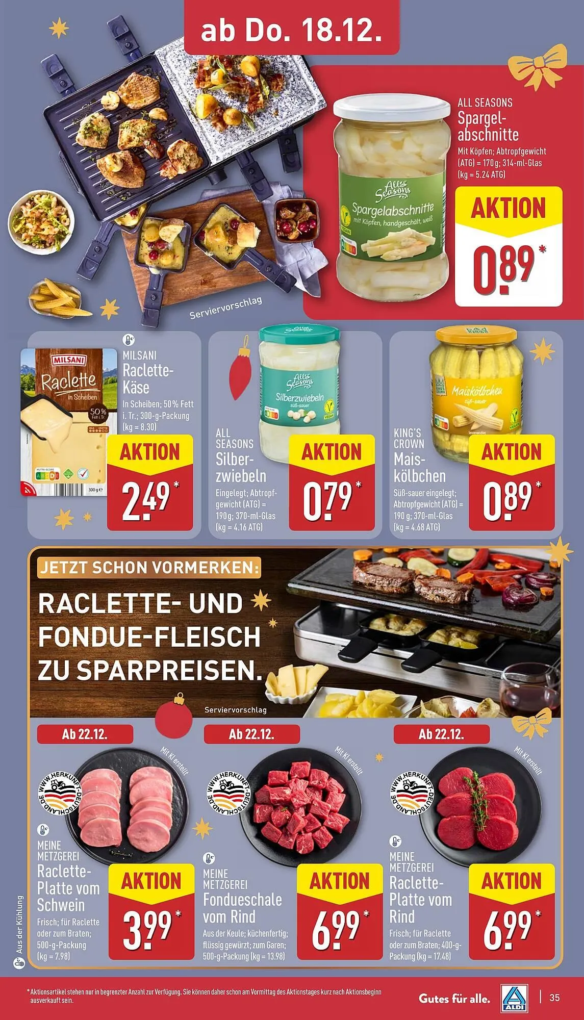 Aldi Nord Prospekt von 15. Dezember bis 20. Dezember 2025 - Prospekt seite 36