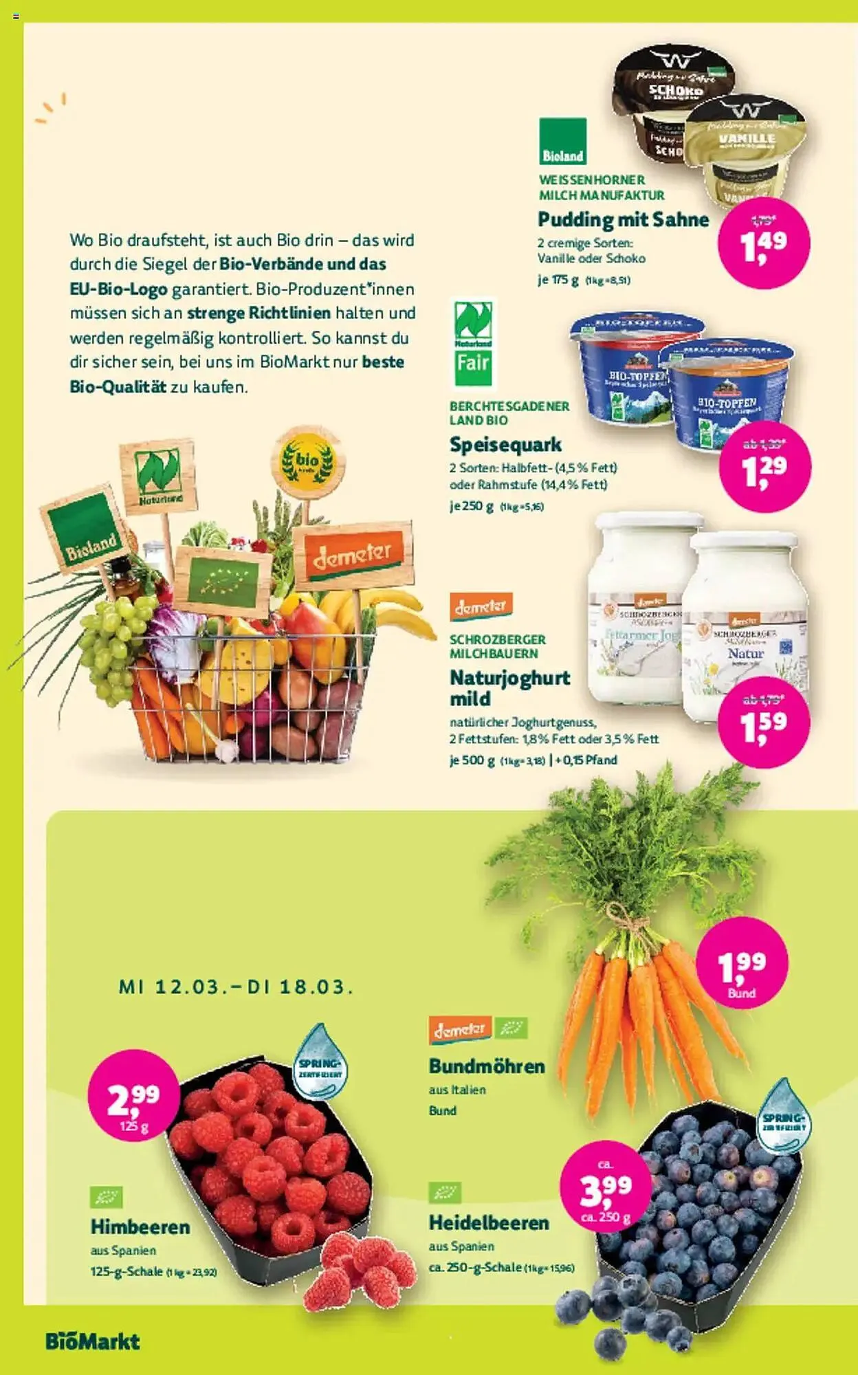 Biomarkt Prospekt von 12. März bis 25. März 2025 - Prospekt seite 2