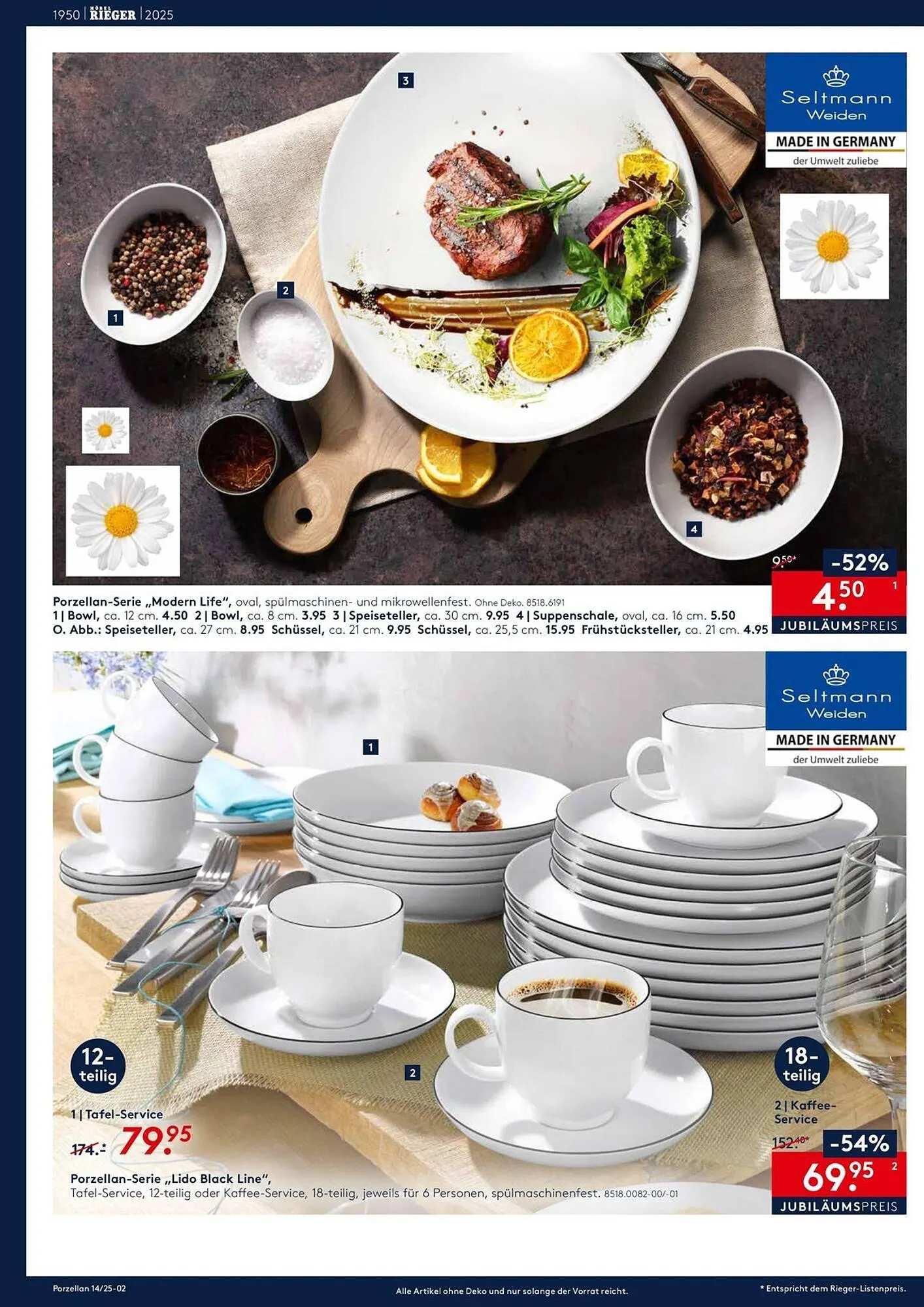 Möbel Rieger Prospekt von 23. April bis 29. April 2025 - Prospekt seite 2