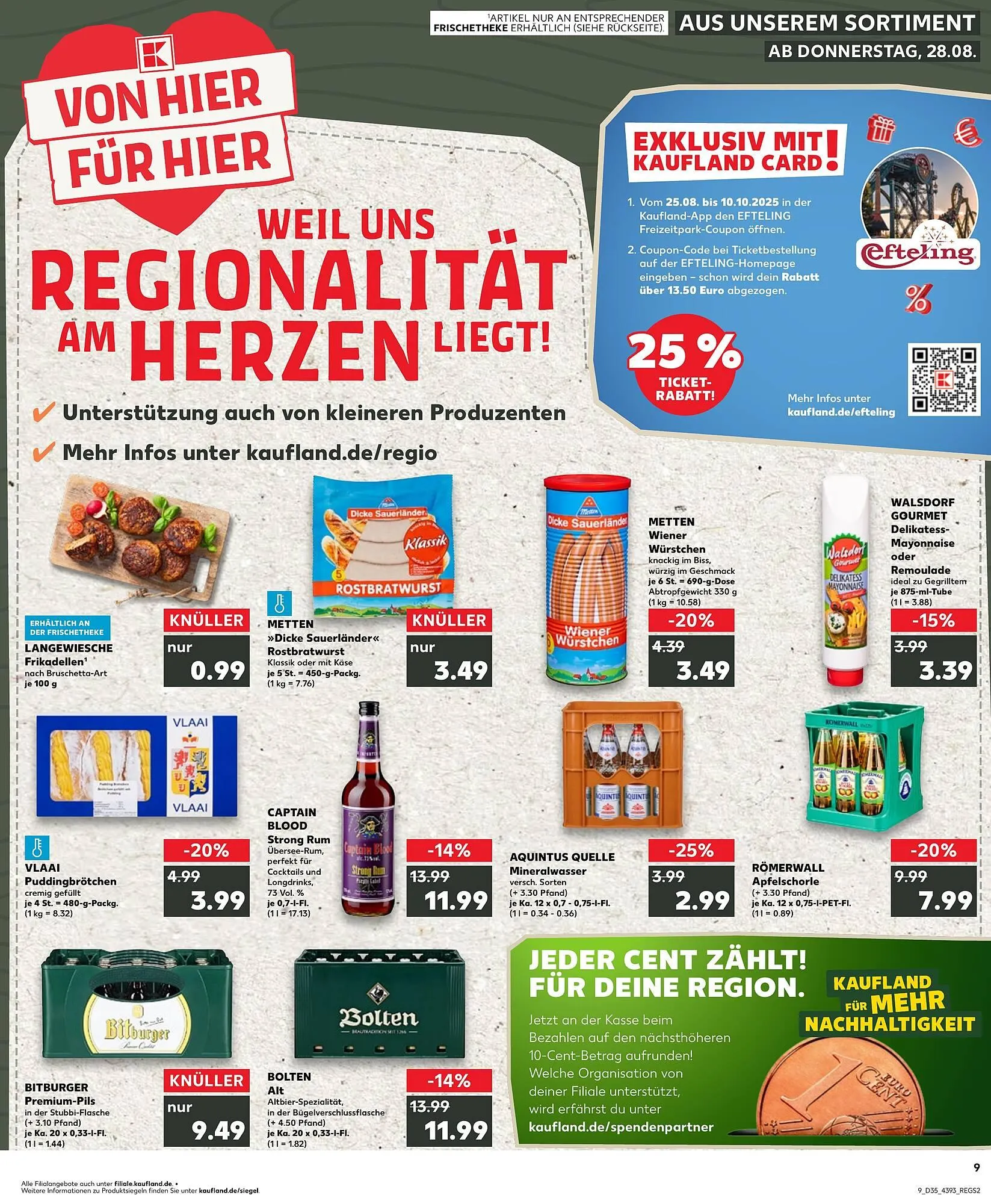 Kaufland Prospekt von 28. August bis 3. September 2025 - Prospekt seite 9