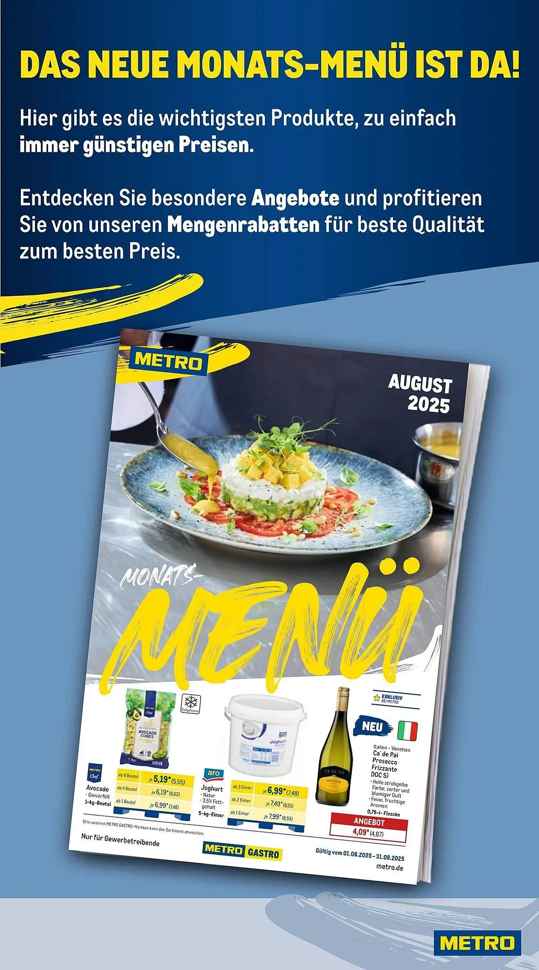 METRO Prospekt von 4. August bis 10. August 2025 - Prospekt seite 3
