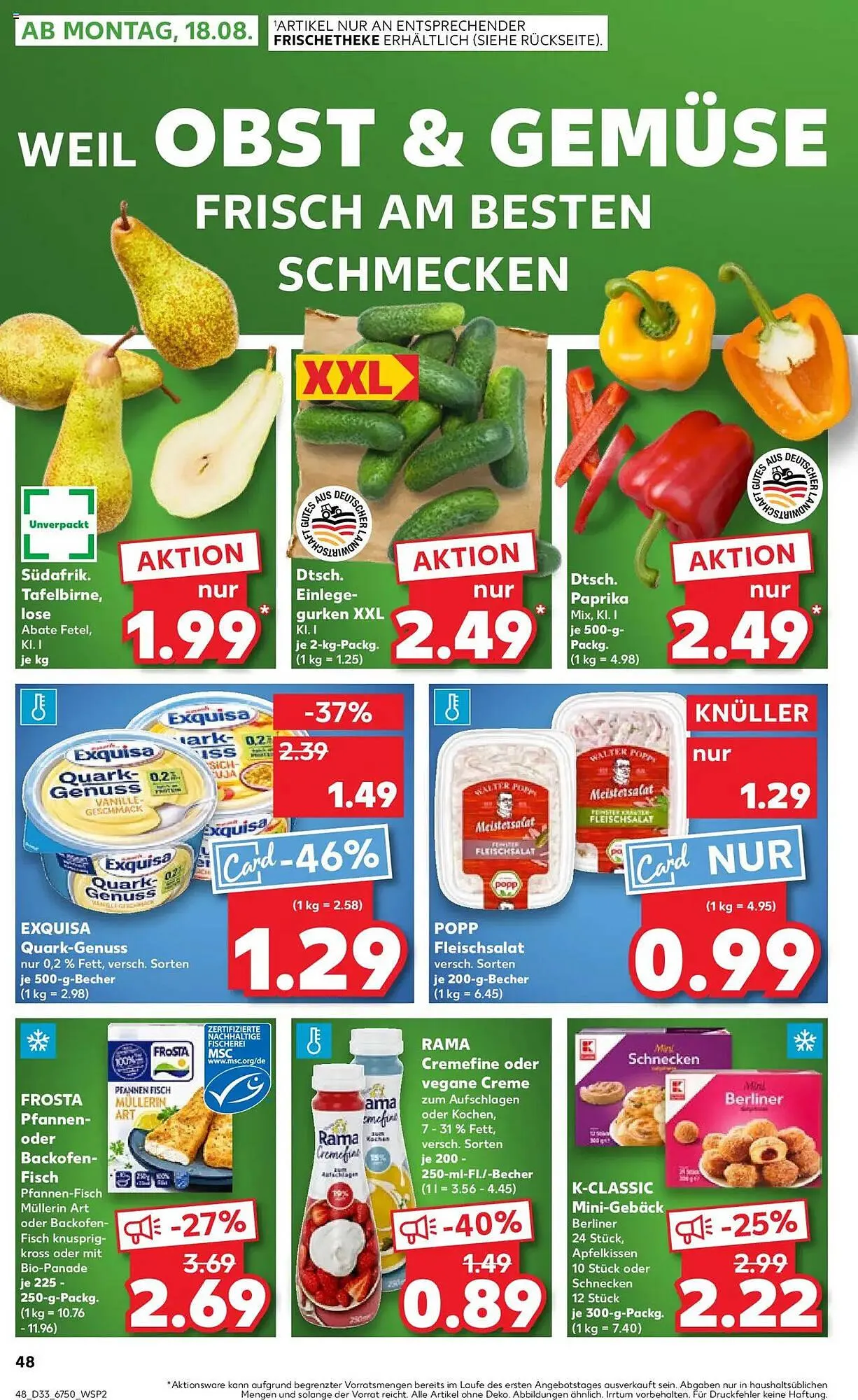 Kaufland Prospekt von 14. August bis 20. August 2025 - Prospekt seite 48