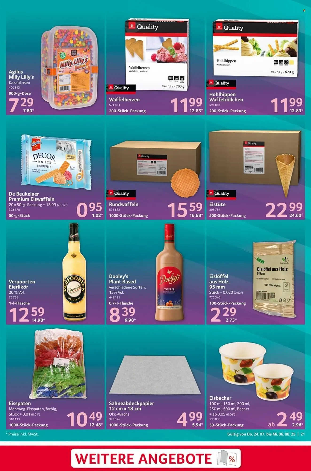 Selgros Prospekt von 24. Juli bis 6. August 2025 - Prospekt seite 21