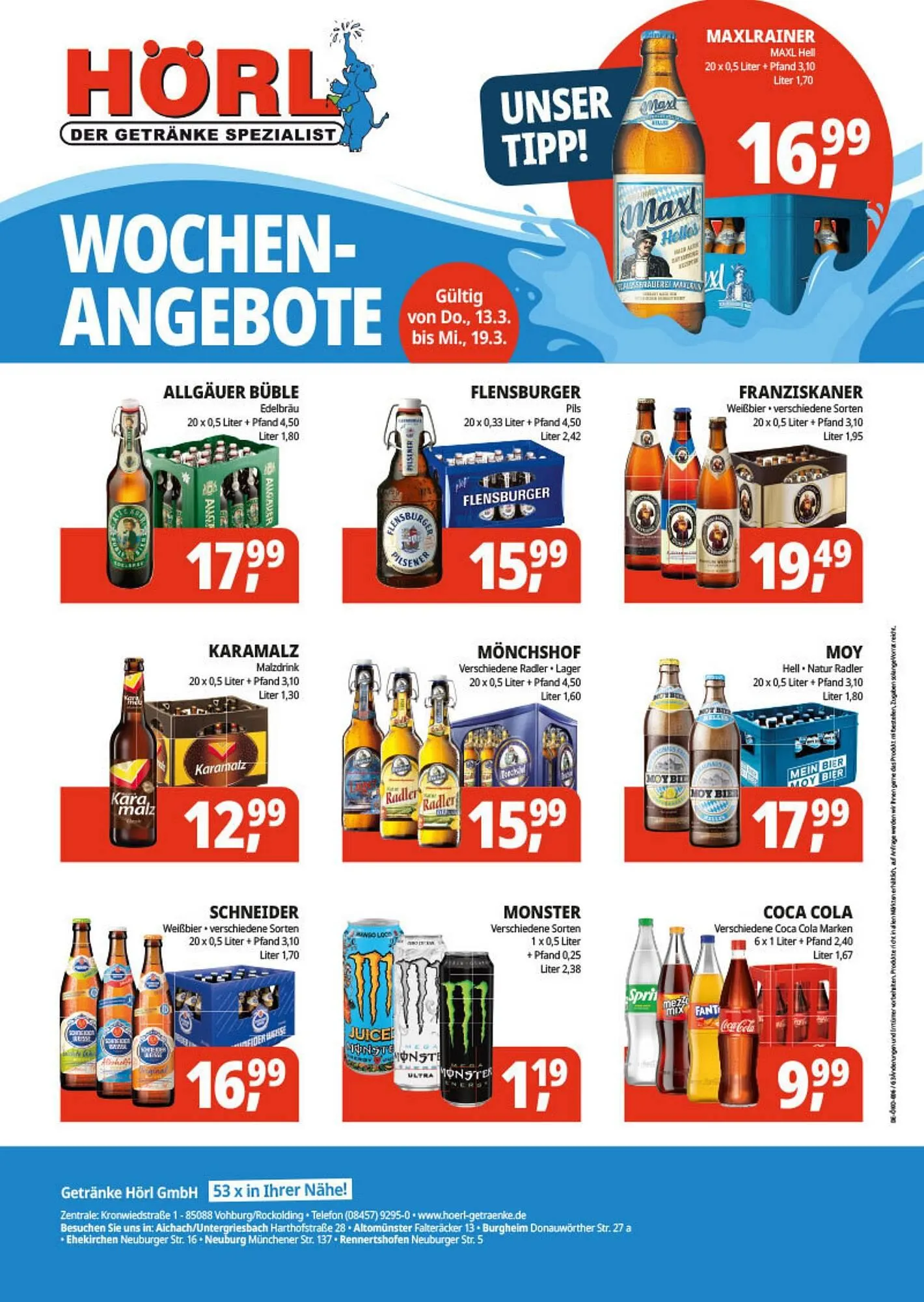 Hörl Getränke Prospekt - 1