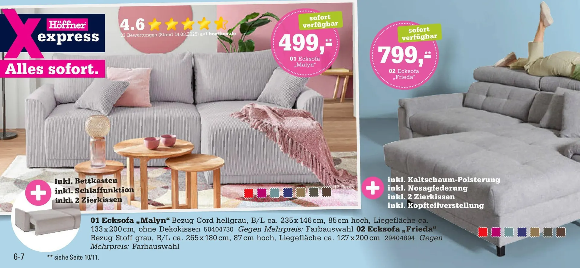 Höffner Prospekt von 20. Mai bis 3. Juni 2025 - Prospekt seite 6