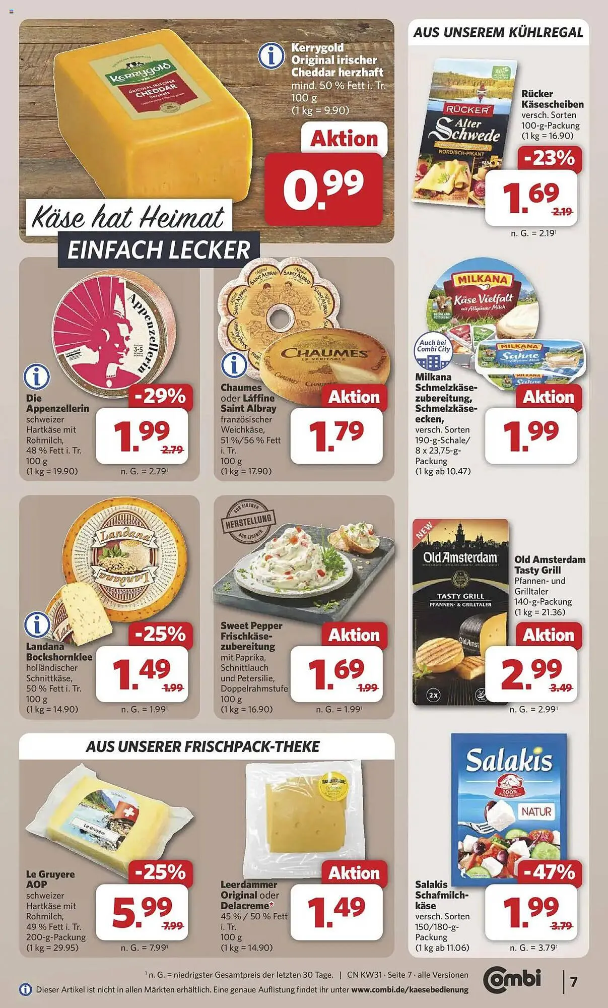 Combi Prospekt von 28. Juli bis 2. August 2025 - Prospekt seite 7