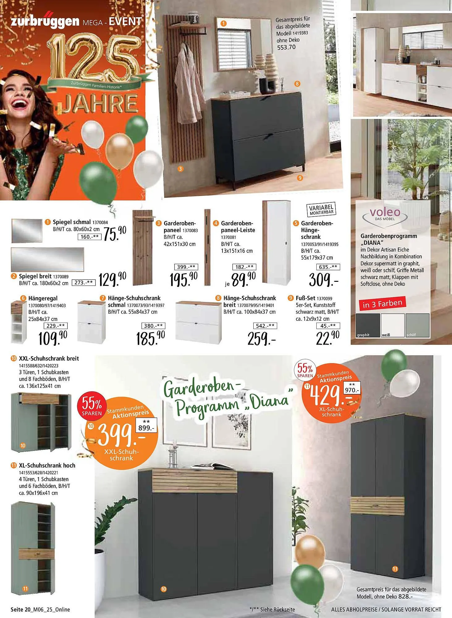 Zurbrüggen Prospekt von 2. Mai bis 17. Mai 2025 - Prospekt seite 20