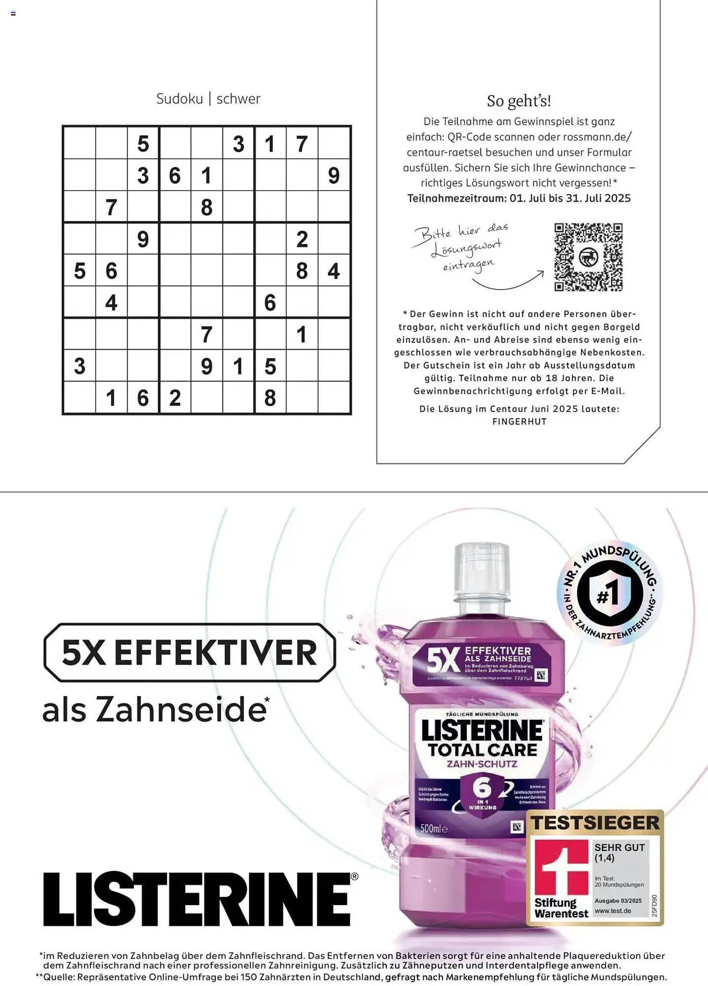 Rossmann Prospekt von 1. Juli bis 31. Juli 2025 - Prospekt seite 91