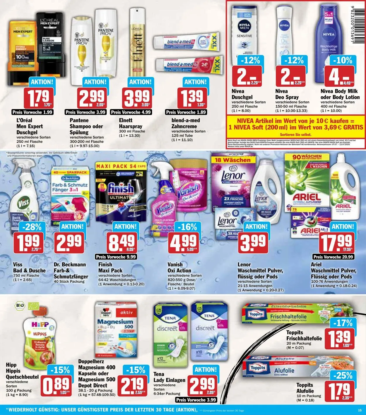 AEZ Aktueller Prospekt von 7. Juli bis 12. Juli 2025 - Prospekt seite 15